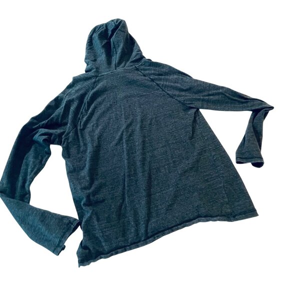 Vans Mens L Heathered Charcoal Gray Lightweight Hoodie - Picture 2 of 10